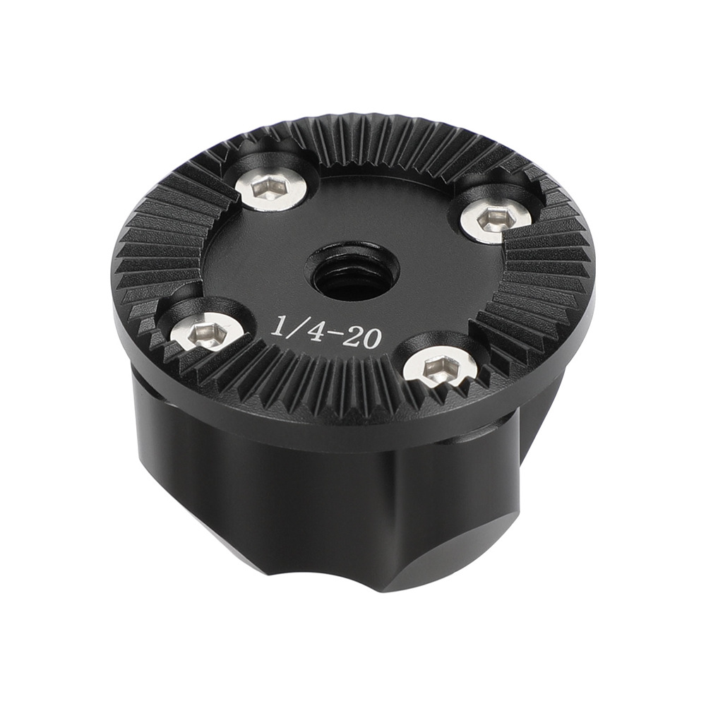 Camera Cage Baseplate - 표준 ARRI 로제트 마운트 1/4인치 나사산