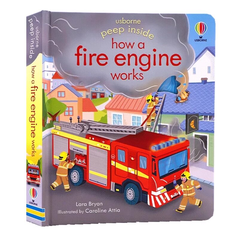 Photography Job - Usborne Peep Inside: 소방차의 작동 원리