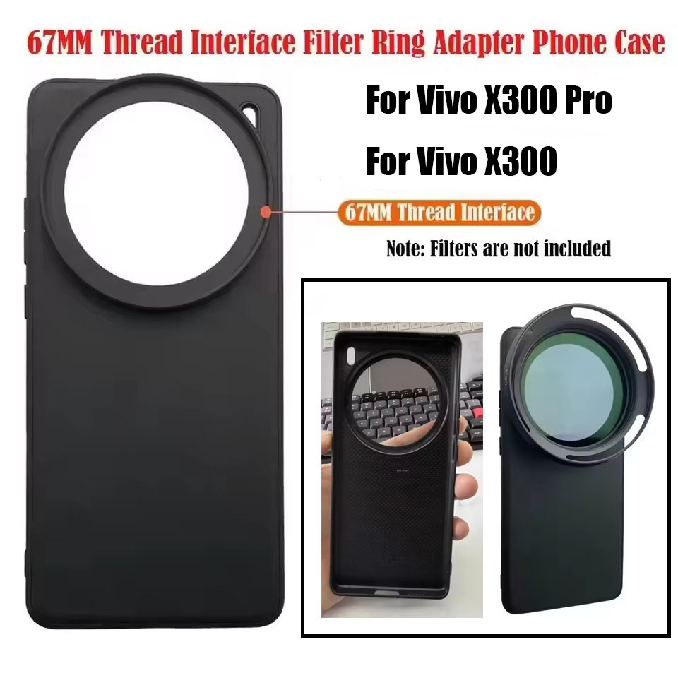 Photography Kit Vivo X300 Pro - 비보 X300/X300 프로용 67mm 폰 케이스,