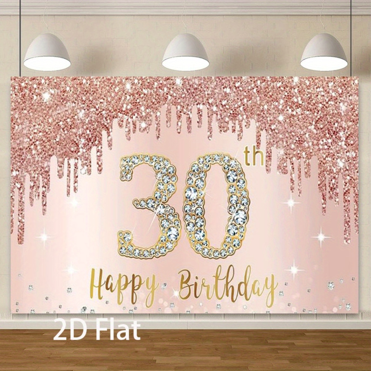 Photography Logo - 30번째 생일 배경 배너 - 로즈