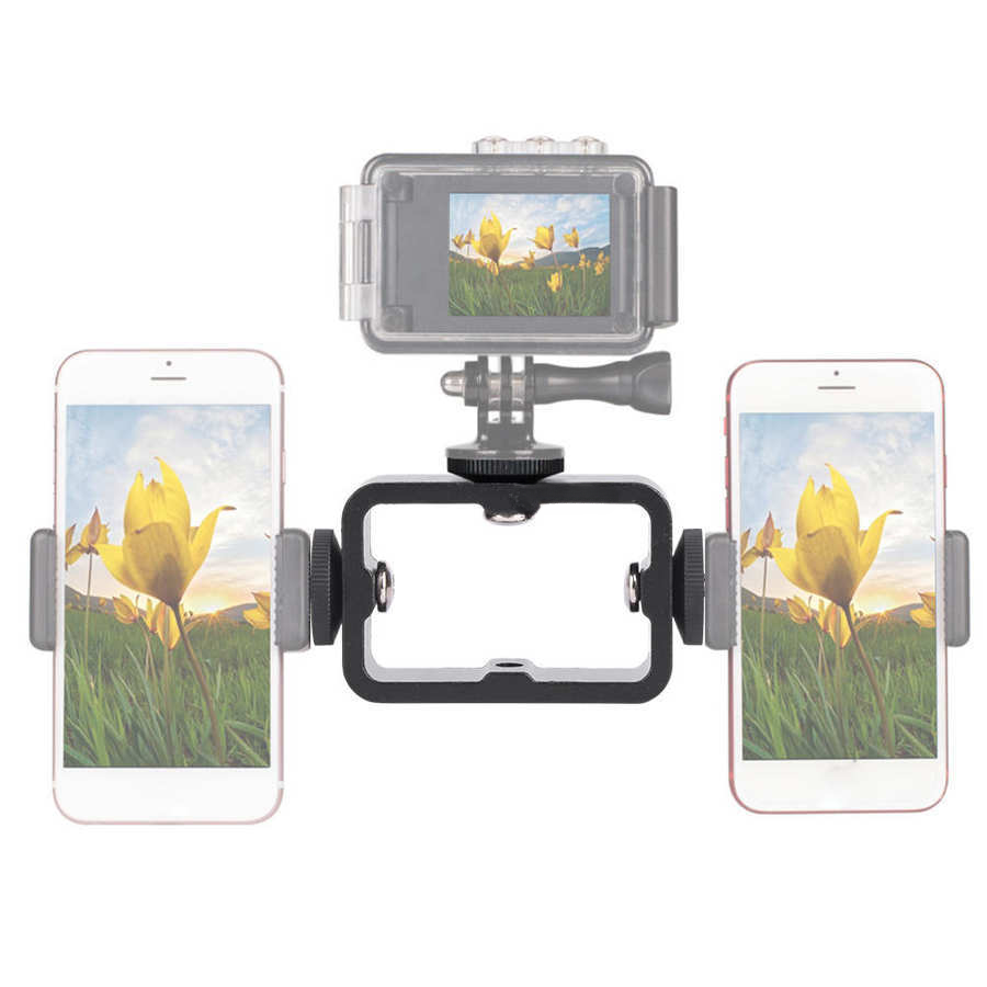 헤드 마운트 플래시 브래킷 어댑터 전화 브래킷 라이트  - Camera Cage Baseplate 리뷰 및 가격