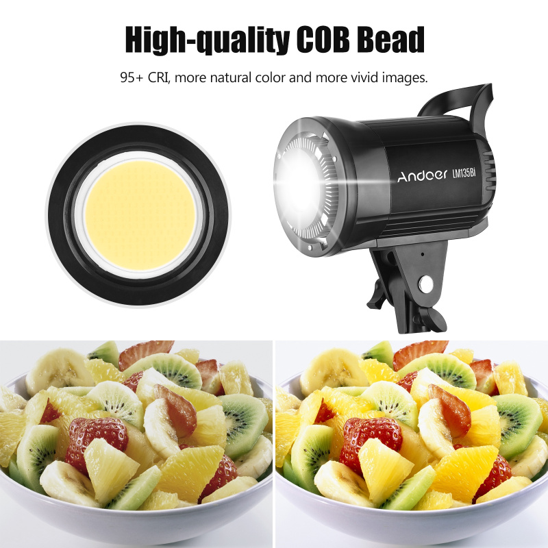 Andoer LM135Bi 휴대용 LED 사진 채우기  - Photography Treatment 리뷰 및 가격