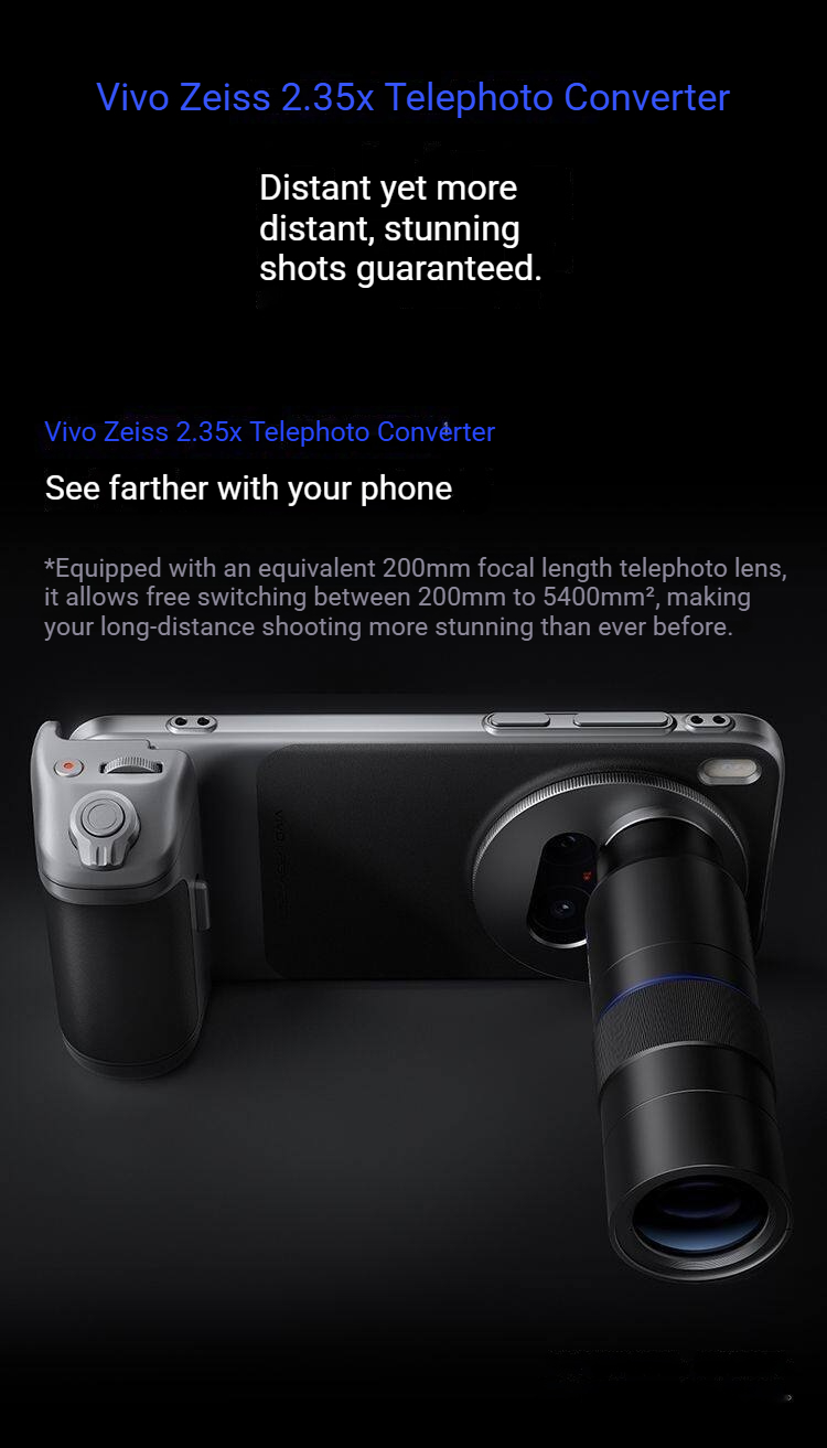 Zeiss 2.35X 망원 줌 렌즈 Vivo X300  - Photography Kit Vivo X300 Pro 리뷰 및 가격