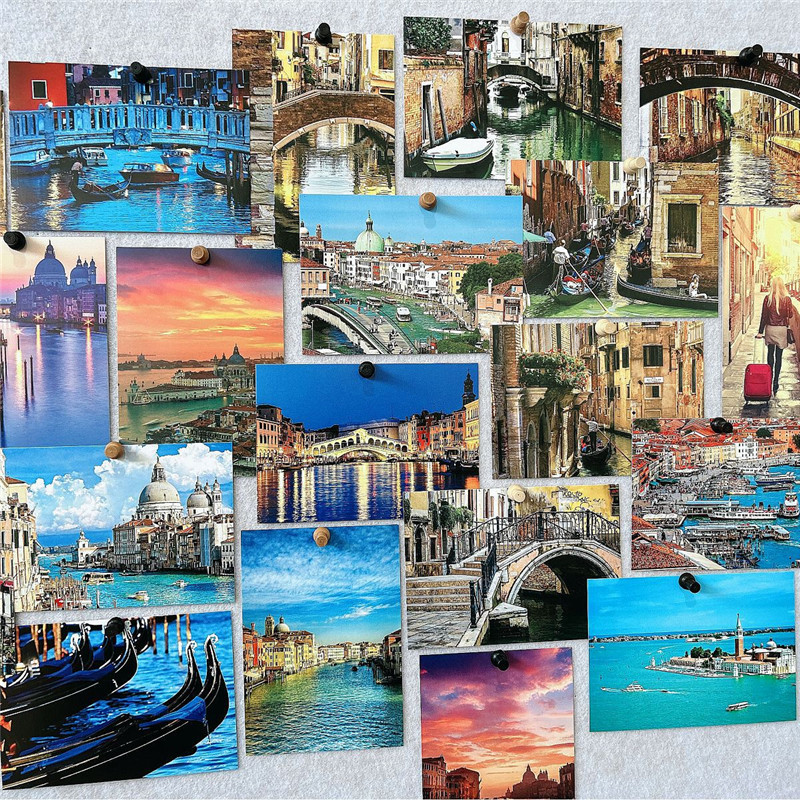30개 10x14cm 여행 풍경 사진 엽서 DIY 벽  - Photography Background 리뷰 및 가격