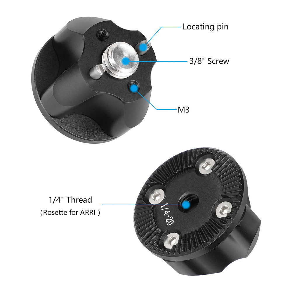 표준 ARRI 로제트 마운트 1/4인치 나사산 어댑터( - Camera Cage Baseplate 리뷰 및 가격