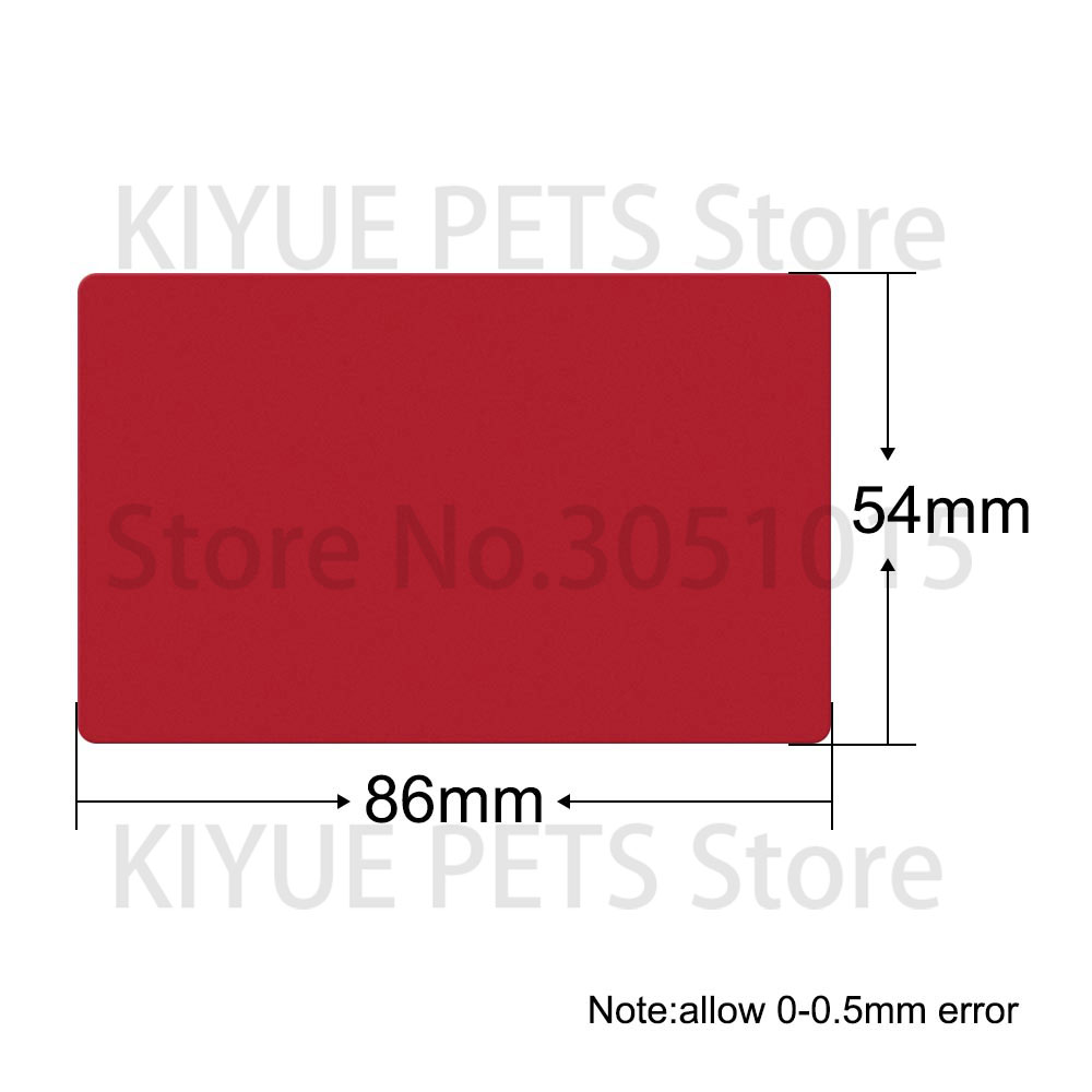 100PCS 휴대용 금속 명함 알루미늄 공백 0.2mm - Photography Logo 리뷰 및 가격